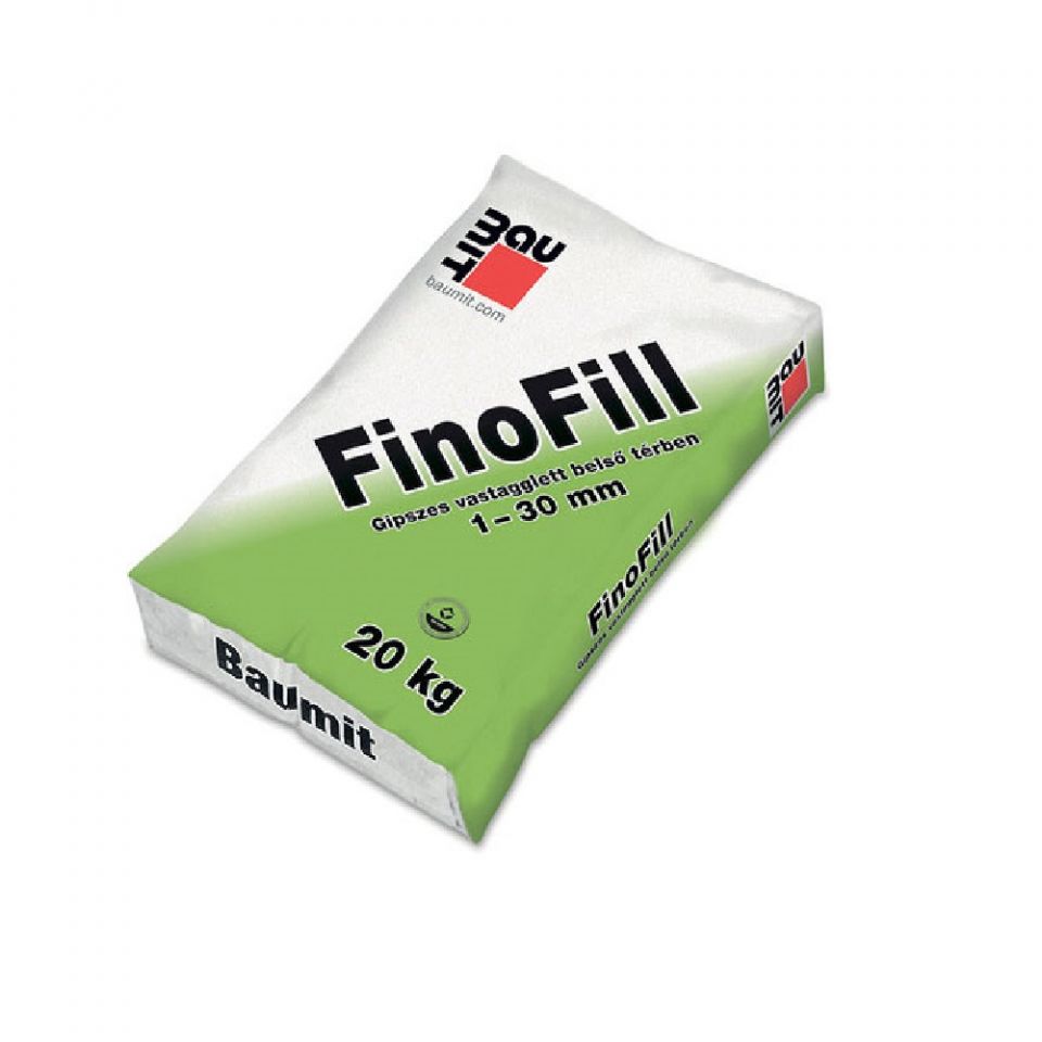 Baumit FinoFill 20kg 1-30mm beltéri gipszes glettvakolat (1#-60zsák ) - Glett