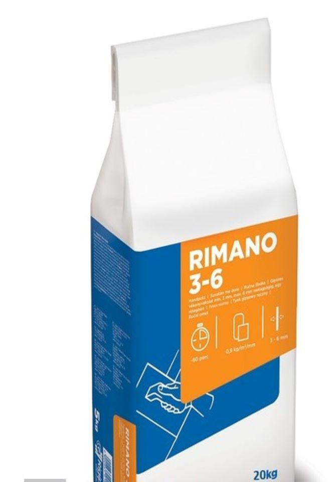 Rigips Rimano 3-6mm 20kg 50zs/1# - Glett