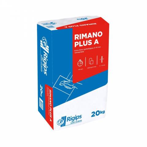 Rigips Rimano A plus 0-10mm 20kg 50zs/1# - Glett