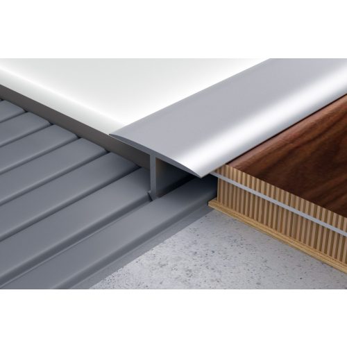 T-profil eloxált matt ezüst 250x26mm. - Tetőfedés