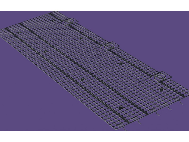 BB Ereszcsatorna védő háló, fekete 17,5x60 cm (5db/csom) 3fm - Ereszcsatorna