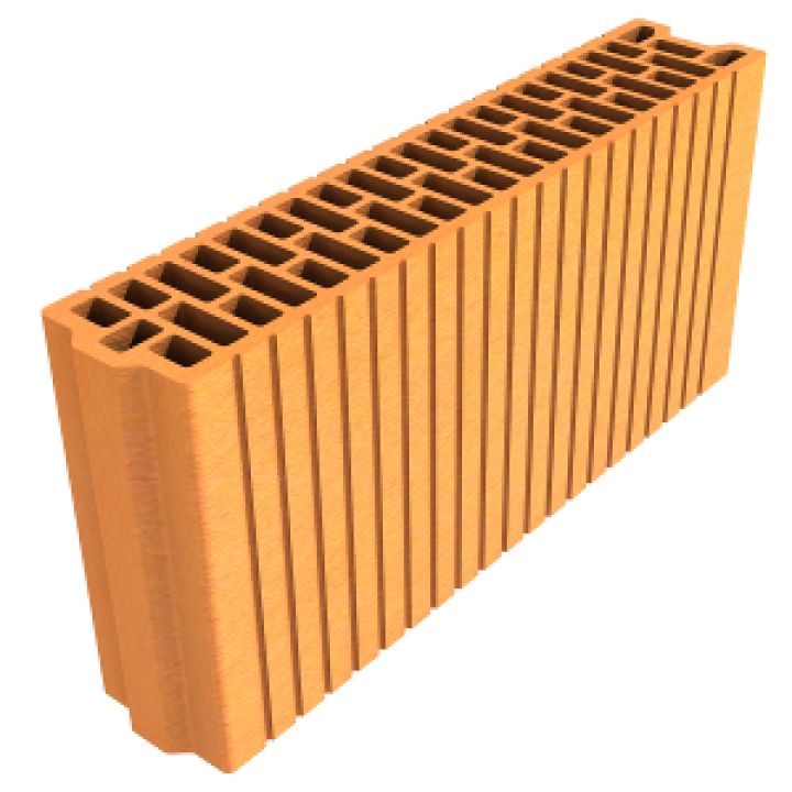 Leier 10/50 NF Válaszfalazó elem 10x50x23,8 96db/# (8db/m2) - Tégla