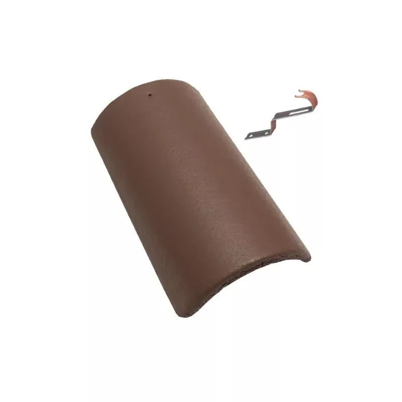 Terrán Rundo Kúpcserép kúpcseréprögzítővel - Tetőcserép + kiegészítők