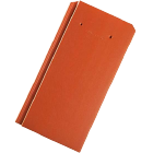 Tondach Pilis 1/1 egyenesvágású alapcserép  - Tetőfedés