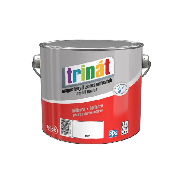 Trinát Fehér Zománcfesték 2,5L - Festék, lakk, lazúr