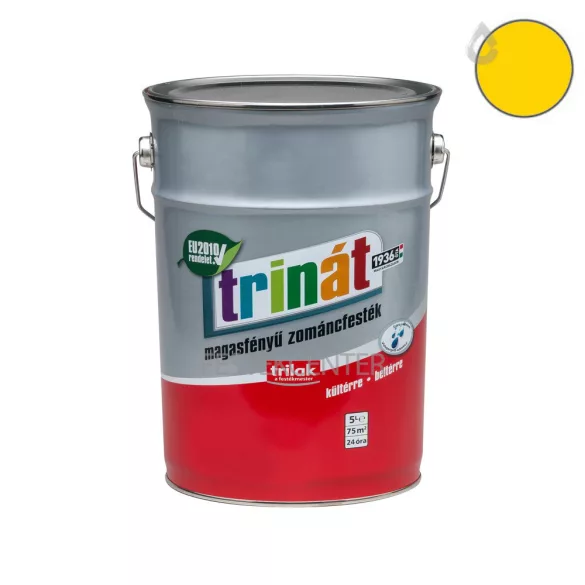 Trinát Zománcfesték 5l sárga - Festék, lakk, lazúr