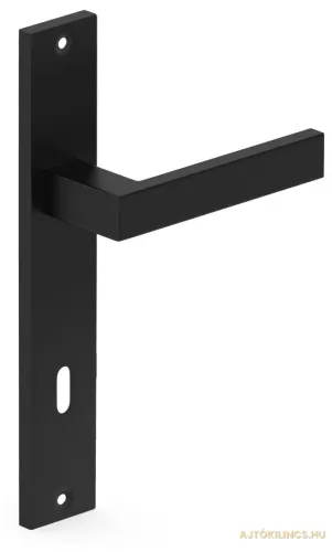 QUBIK kilincs hosszú zárcím fekete kulcslyukas zárcím - Vasalat 