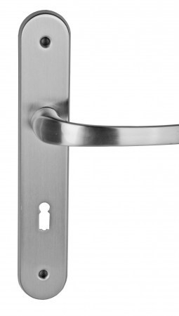 TOPAZ INOX kilincs kulcslyukas zárcím/toalett zárcím  - Vasalat 