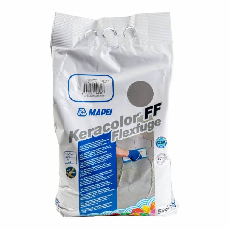 Mapei Keracolor FF Flexfuge 111-Ezüstszürke 5kg - Fugázó, kiegészítő