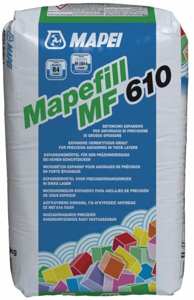 Mapei Mapefill MF610 Duzzadó Durvaszemcsés Kiöntőhabarcs 25kg - Esztrich, szárazbeton, betonjavító, korróziógátló, kiegészítő